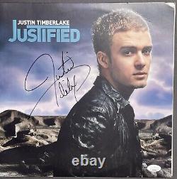 Justin Timberlake a signé un vinyle Justified avec signature complète JT JSA Coa