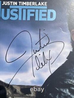 Justin Timberlake a signé un vinyle Justified avec signature complète JT JSA Coa