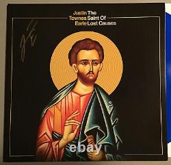 Justin Townes Earle Signé Saint Des Causes Perdues Lp Vinyl Record Autographié