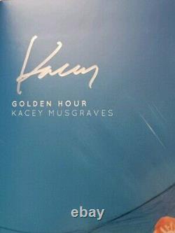Kacey Musgraves Vinyle SIGNÉ GOLDEN HOUR Autographié EN MAIN GAGNANTE D'UN GRAMMY