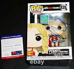 Kaley Cuoco Signé Penny Wonder Woman Big Bang Theory Funko Pop Psa Jsa