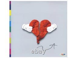 Kanye West Autographié PSA/DNA Vinyle LP Album 808s & Heartbreak