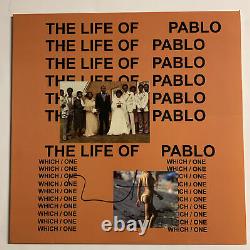 Kanye West Signé Vinyl Beckett Coa La Vie De Pablo Tlop Album Record Bas