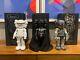 Kaws Star Wars Ensemble De 3 (darth Vader Signés Boba Fett, Stormtrooper) Ed. 500