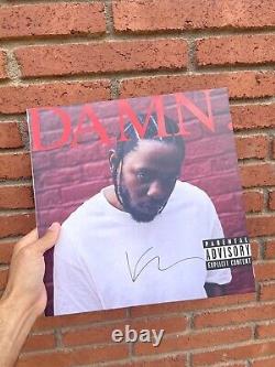 Kendrick Lamar A SIGNÉ DAMN Vinyle LP Album