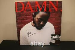 Kendrick Lamar A Signé Le Damn Autographié. Couverture De L'album De Vinyle Lp Jsa Loa