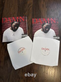 Kendrick Lamar DAMN. Vinyle Signé Couverture de Disque Autographiée