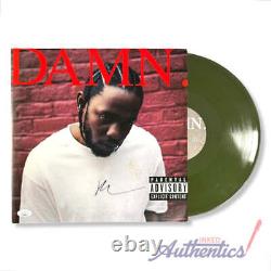 Kendrick Lamar Vinyle LP Damn Signé Autographié JSA Authentifié