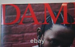 Kendrick Lamar a signé une pochette d'album vinyle DAMN. authentifiée par JSA COA