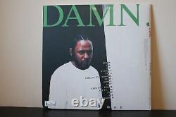 Kendrick Lamar a signé une pochette d'album vinyle DAMN. authentifiée par JSA COA
