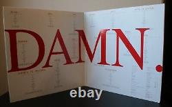 Kendrick Lamar a signé une pochette d'album vinyle DAMN. authentifiée par JSA COA