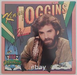 Kenny Loggins a signé l'album vinyle High Adventure avec preuve d'authenticité Beckett COA