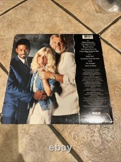 Kenny Rogers QUE FAITES-VOUS DE MOI Disque Vinyle Album Signé Autographié