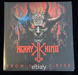 Kerry King Signé From Hell I Rise Album Solo Vinyle Bas Coa Autographe