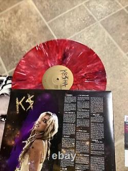 Kesha Ke$ha Autographe Signé Cannibal Disque De Vinyle Rouge Jsa Coa