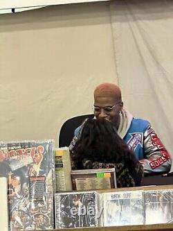 Kid Cudi a signé une veste vinyle INSANO rare autographiée en personne