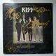 Kiss Habillé Pour Tuer Usa Lp Vintage Entièrement Signé En Or Stylo De Peinture Vinyl Lp