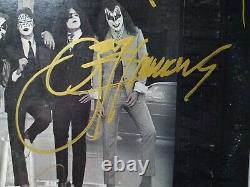 Kiss Habillé Pour Tuer USA Lp Vintage Entièrement Signé En Or Stylo De Peinture Vinyl Lp