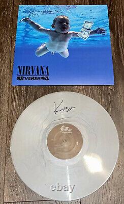 Krist Novoselic Autographié Silver Edition Nevermind Vinyl Nirvana Signé Auto