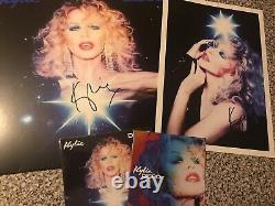 Kylie Minogue Disco Signé Vinyl, CD Et Photo