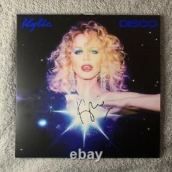 Kylie Minogue Disco Signed Blue Vinyl + Signed Photo Read Description