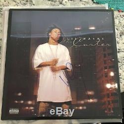 LIL Wayne Tha Carter Signe Album Lp Vinyl Autographed Avec Proof + Coa