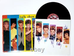 L'album vinyle dématérialisé signé des Go-Go's Talk Show JSA LOA autographié Carlisle +4