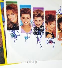 L'album vinyle dématérialisé signé des Go-Go's Talk Show JSA LOA autographié Carlisle +4