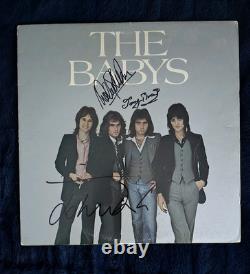 L'album vinyle signé/autographié des Babys vérifié par Jsa