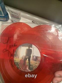 Lana Del Rey Lust For Life Heart Picture Disk Vinyl Rare Signé