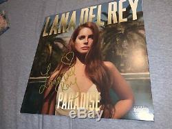 Lana Del Rey Paradise Signé 12 Vinyle Autographié