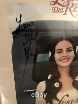 Lana Del Rey Signé Autographié Lust For Life Vinyle Manches