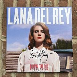 Lana Del Rey a signé l'autographe Born To Die Vinyl PREUVE