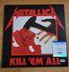 Lars Ulrich Metallica Autographié Signé Kill Em All Vinyl Lp Album Psa/dna Coa