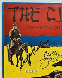 Le Clash Autographied Vinyl Album Signé X3 Jones Headon Simonon Beckett Bas Coa