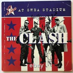 Le Disque De Vinyle Autographié Clash Album Signé Jones Headon Simonon Beckett Bas