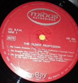 Le Plus Ancien Proffession Midas Mr006 Folk Rare Signé Vinyl Record Lp 1972 Royaume-uni