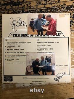 Le meilleur de The Animals Vinyle LP autographié, billets de concert