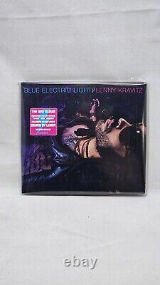 Lenny Kravitz A SIGNÉ La Lumière Électrique Bleue AUTOGRAFÉE 2-LP 180G Vinyle Noir
