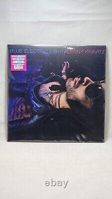 Lenny Kravitz A SIGNÉ La Lumière Électrique Bleue AUTOGRAFÉE 2-LP 180G Vinyle Noir