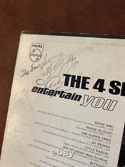 Les 4 saisons vous divertissent SIGNED AUTOGRAPHED Valli 1964 PHM-200-164 Vinyle 12'