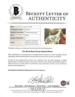 Les Chausses Band Signées 'pet Sounds' Album Vinyl Beckett Coa Brian Wilson X4