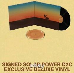 Lorde Solar Power Signe Gatefold Deluxe Vinyl Lp Autographed Plus 7 Pic Disque