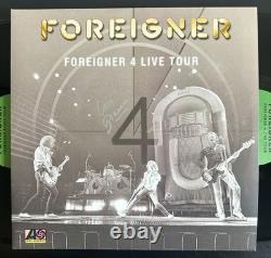 Lou Gramm signé Foreigner 4 Live Tour album vinyle RSD exclusif preuve exacte