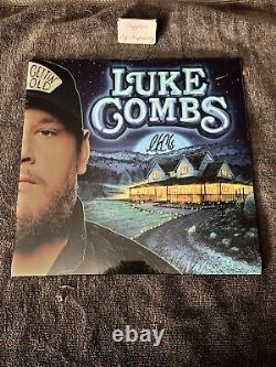 Luke Combs Gettin' Old Vinyl Record Signed Autographied New In Hand 2023 Album