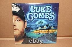 Luke Combs disque vinyle signé auto-autographié devenant vieux