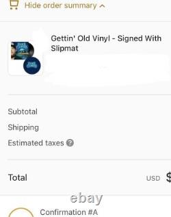 Luke Peombs Signé Vinyl Obtenir 'ancien Autographié Avec La Preuve Exclusive De Slipmat