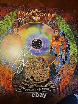 MASTODON Crack the Skye Vinyle LP Enregistré et Autographié