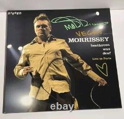 MORRISSEY Las Vegas 2024 Beethoven était sourd Vinyle en direct disque autographié avec BAS