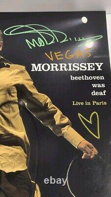 MORRISSEY Las Vegas 2024 Beethoven était sourd Vinyle en direct disque autographié avec BAS